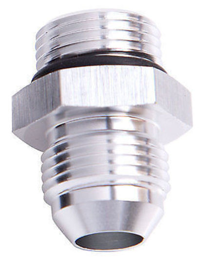 Aeroflow AF920-10S -10 ORB to -10AN Straight Silver Male to Male