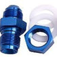 Aeroflow AF921-08 Fuel Cell Fitting -8AN Blue Fuel Cell Bulkhead Fitt