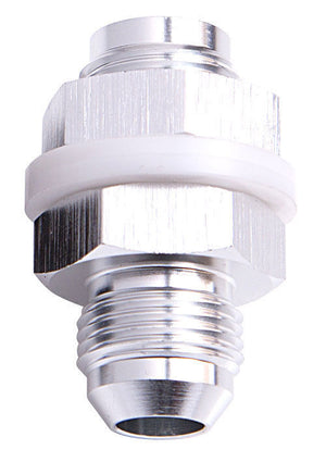 Aeroflow AF921-10S Fuel Cell Fitting -10AN Silver Fuel Cell Bulkhead Fitt