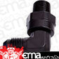 Aeroflow AF922-03-02BLK 90 Deg 1/8" NPT to -3AN Black Male Swivel Thread