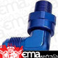 Aeroflow AF922-12-12 90 Deg 3/4" NPT to -12AN Blue Male Swivel Thread
