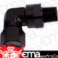 Aeroflow AF923-16-12BLK 90 Deg 3/4" NPT to -16AN Black Female Swivel Nut