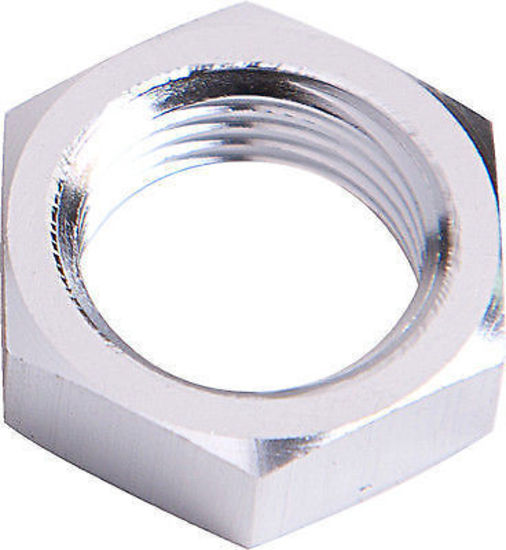 Aeroflow AF924-03S Bulkhead Nut -3AN Silver Single Nut