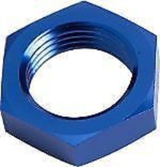 Aeroflow AF924-06 Bulkhead Nut -6AN Blue Single Nut