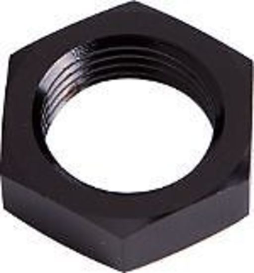 Aeroflow AF924-06BLK Bulkhead Nut -6AN Black Single Nut