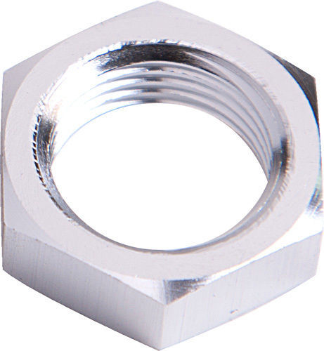 Aeroflow AF924-06S Bulkhead Nut -6AN Silver Single Nut