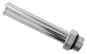 Aeroflow AF926-12-08S -8ORB to 19mm Barb Silver 100mm Oal