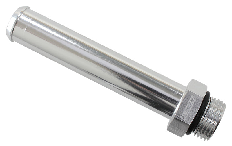 Aeroflow AF926-16-10S -10ORB to 22mm Barb Silver 100mm Oal