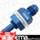 Aeroflow AF927-06-05 -6AN Bulkhead Fitting W/ 5/16" Barb For Push On Hose