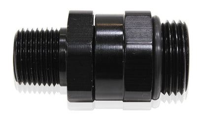 Aeroflow AF928-10-06BLK -10 ORB to 3/8" NPT Coupler Black -10 ORB to 3/8"