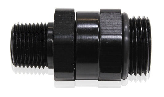 Aeroflow AF928-10-06BLK -10 ORB to 3/8" NPT Coupler Black -10 ORB to 3/8"