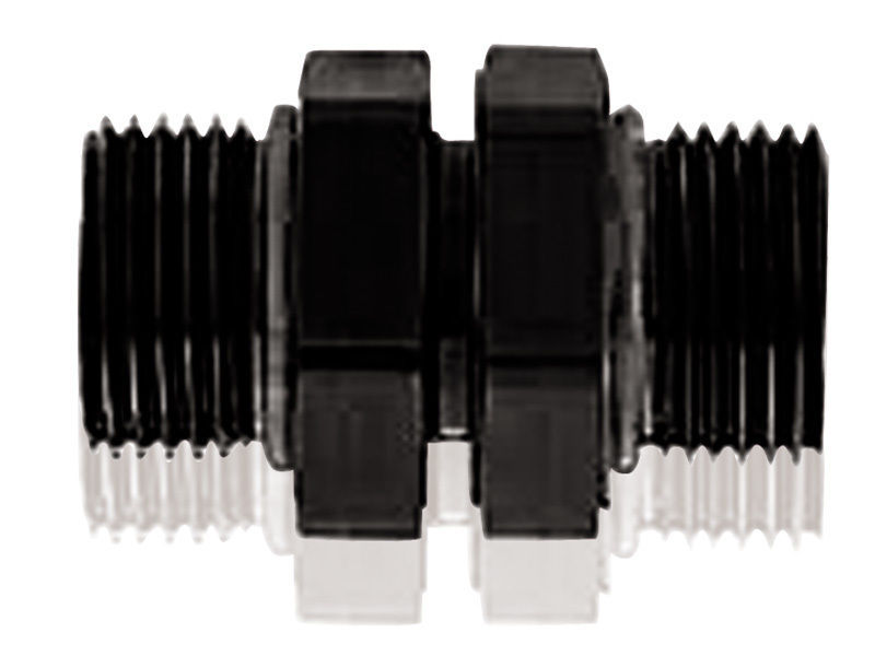 Aeroflow AF929-08-06BLK -8 ORB Swivel to -6 ORB Black Full Swivel
