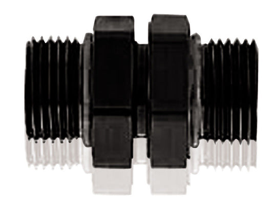Aeroflow AF929-08BLK -8 ORB Swivel Male to Male Black
