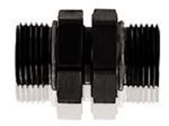 Aeroflow AF929-10-08BLK -10 ORB Swivel to -8 ORB Black Full Swivel