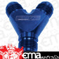 Aeroflow AF930-08-08 Y Block -8AN Blue 3x -8AN Male