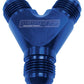 Aeroflow AF930-08-08 Y Block -8AN Blue 3x -8AN Male