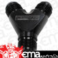 Aeroflow AF930-08-08BLK Y Block -8AN Black 3x -8AN Male
