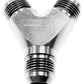 Aeroflow AF930-10-10S Y Block -10AN Silver 3x -10An