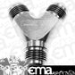 Aeroflow AF930-10-10S Y Block -10AN Silver 3x -10An