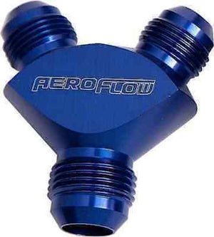 Aeroflow AF930-12-12 Y Block -12AN Blue 3x -12An