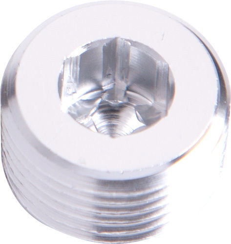 Aeroflow AF932-02S NPT Plug 1/8 Silver 1/8" NPT