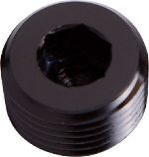 Aeroflow AF932-06BLK NPT Plug 3/8" Black 3/8" NPT