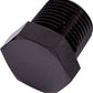 Aeroflow AF933-08BLK NPT Hex Head Plug 1/2" NPT Black 1/2" NPT