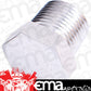 Aeroflow AF933-08S NPT Hex Head Plug 1/2" NPT Silver 1/2" NPT