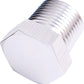 Aeroflow AF933-16S NPT Hex Head Plug 1" NPT Silver 1" NPT
