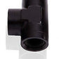 Aeroflow AF938-20BLK Female Tee -20 ORB Black 3x -20 ORB Port S