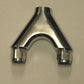 Aeroflow AF939-08-10P Billet Y-Piece 2x -8AN Female to 1x -10ORB Polished