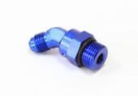 Aeroflow Performance Products AF945-12 Male -12 ORB 45 to -12AN Male Blue Full Swivel
