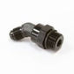 Aeroflow AF945-12BLK Male -12 ORB 45 to -12AN Male Black Full Swivel
