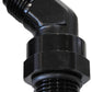 Aeroflow AF945-16BLK Male -16 ORB 45 to -16AN Male Black Full Swivel