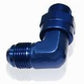 Aeroflow AF949-08-10 Male -10 ORB 90 to -8AN Male Blue Full Swivel