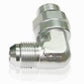 Aeroflow AF949-08S Male -8 ORB 90 to -8AN Male Silver Full Swivel