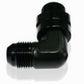 Aeroflow AF949-10BLK Male -10 ORB 90 to -10AN Male Black Full Swivel