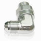 Aeroflow AF949-16S Male -16 ORB 90 to -16AN Male Silver Full Swivel