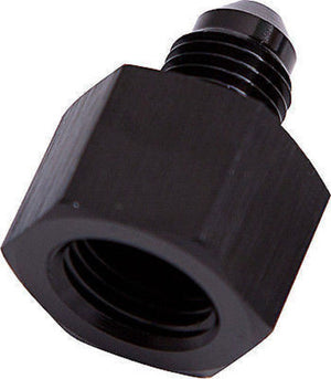 Aeroflow AF950-08-06BLK Female Reducer -8AN to -6AN Black Reducer Female to Male