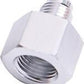 Aeroflow AF950-08-06S Female Reducer -8AN to -6AN Silver Reducer Female to Male