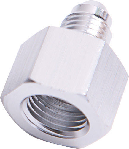 Aeroflow AF950-10-06S Female Reducer -10AN to -6AN Silver Reducer Female to Male