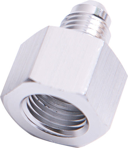 Aeroflow AF950-16-12S Female Reducer -16AN to -12AN Silver Reducer Female to Male