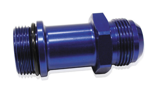 Aeroflow AF953-08 -8ORB to Male -8AN Extension Blue 1.5" Long Extension