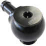 Aeroflow AF959-08-10BLK Low Profile 90 Degree -10ORB to 1/2" (12.70mm) Straight Barb.