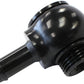 Aeroflow AF959-08-10BLK Low Profile 90 Degree -10ORB to 1/2" (12.70mm) Straight Barb.