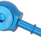 Aeroflow AF969-05-10 90Â° Low Profile -10ORB to EFI Push On 5/16" Barb Blue Finish