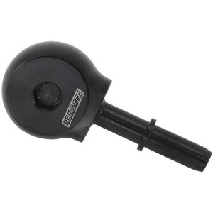 Aeroflow AF969-06-10BLK 90Â° Low Profile -10ORB to EFI Push On 3/8" Barb Black Finish