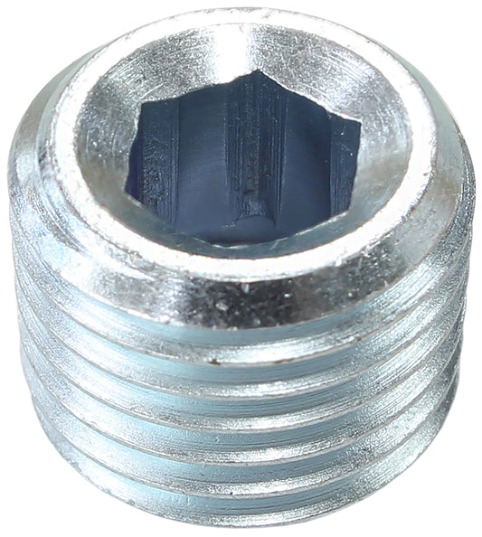 Aeroflow AF979-06 3/8" NPT PORT PLUG STEEL ZINC COATED