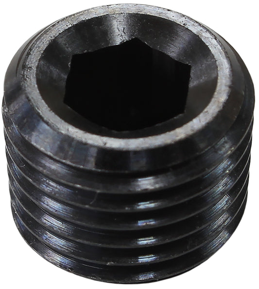 Aeroflow AF979-06BLK 3/8" NPT PORT PLUG STEEL BLACKCOATED