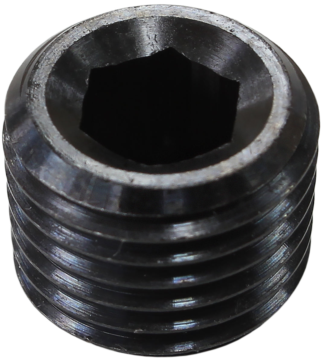Aeroflow AF979-06BLK 3/8" NPT PORT PLUG STEEL BLACKCOATED